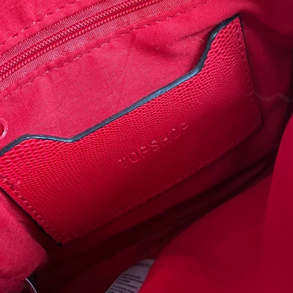 Topshop Red Mini Crossbody - Picture 4 of 5